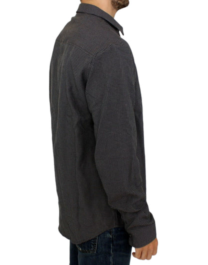 Chemise décontractée en lin gris de Costume National