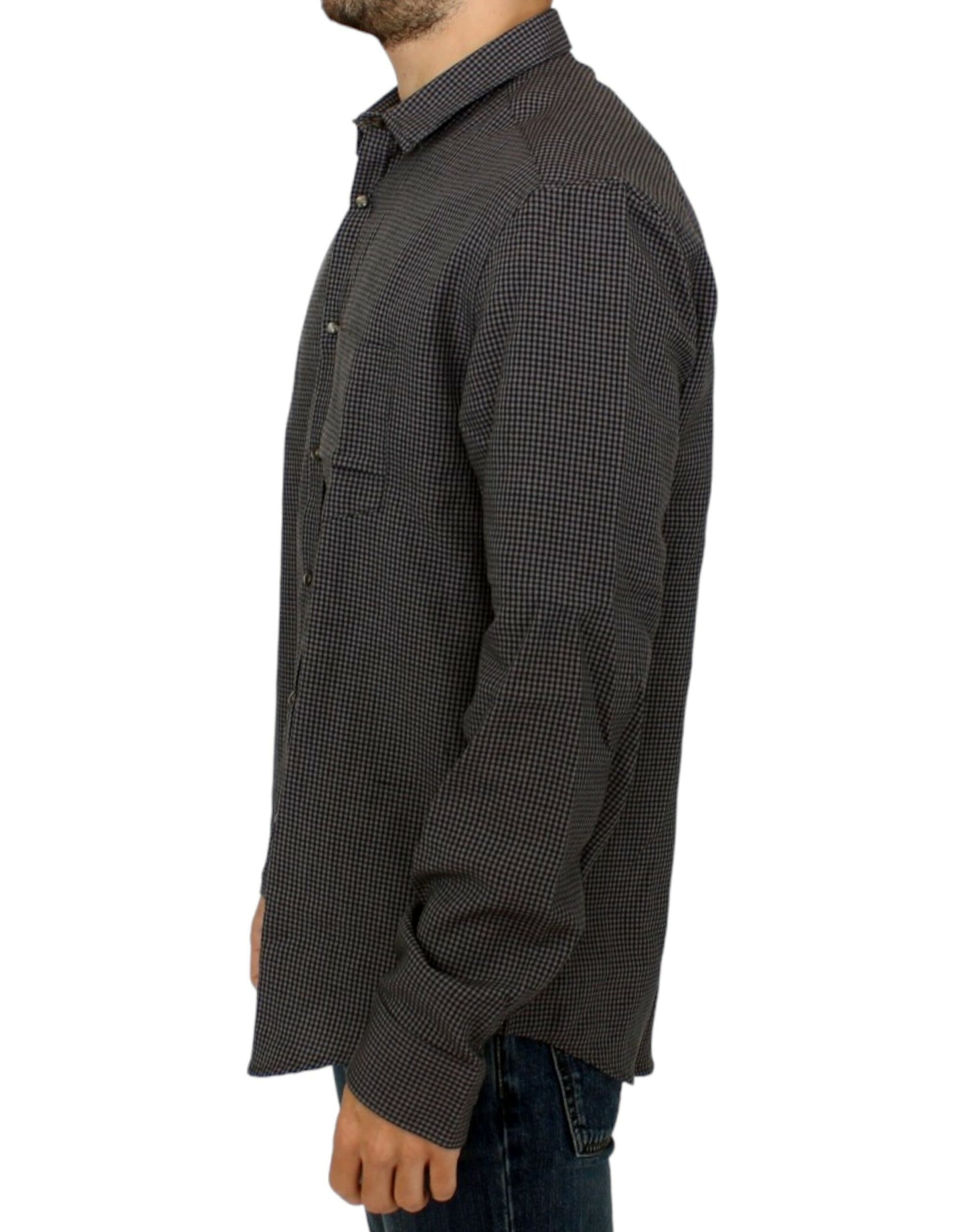 Chemise décontractée en lin gris de Costume National