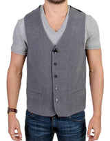 Gilet décontracté en coton mélangé gris de Costume National