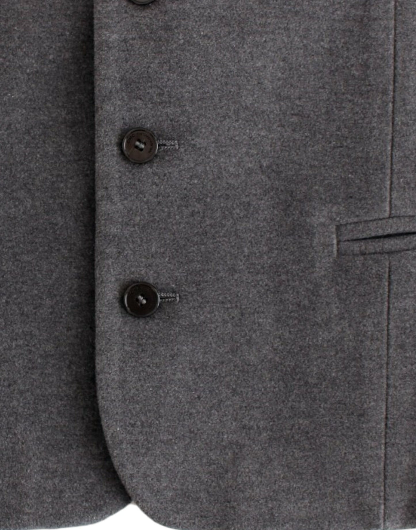 Gilet décontracté en coton mélangé gris de Costume National