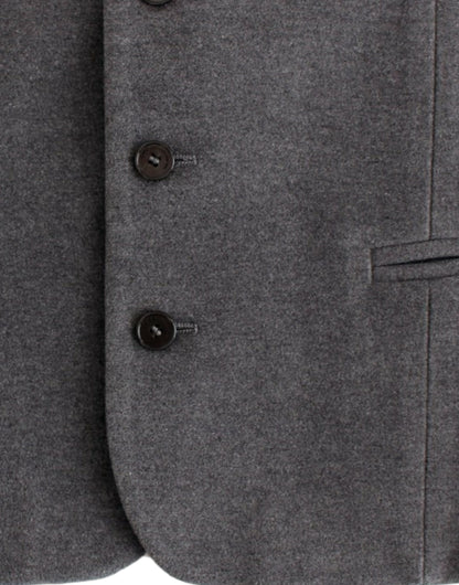 Gilet décontracté en coton mélangé gris de Costume National