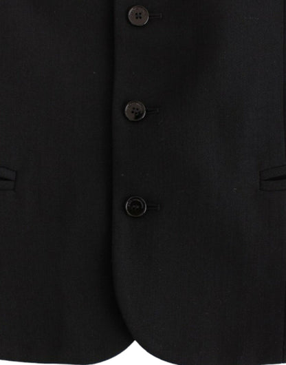 Gilet décontracté en mélange de laine noir de Costume National