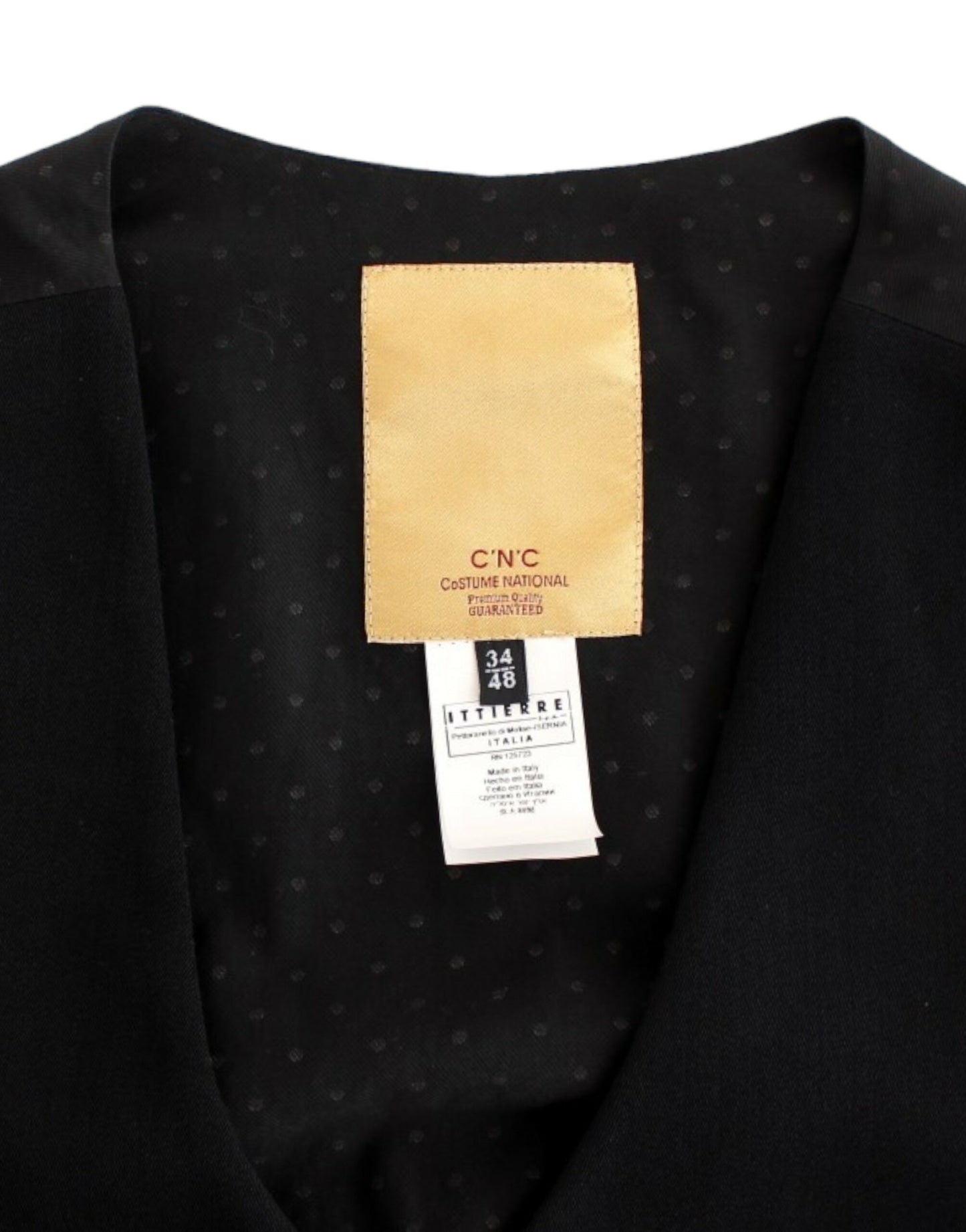 Gilet décontracté en mélange de laine noir de Costume National
