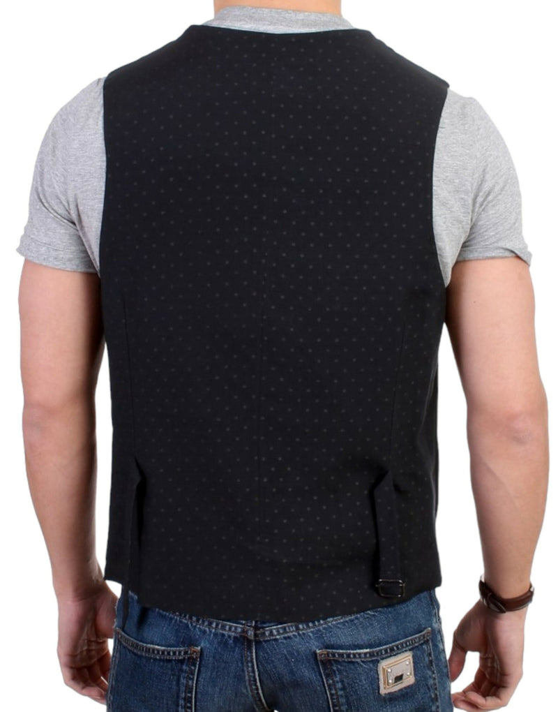 Gilet décontracté en mélange de laine noir de Costume National