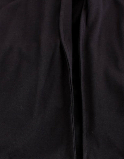 Costume National Pull en coton bleu à capuche