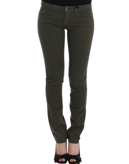 Costume National, jeans slim vert