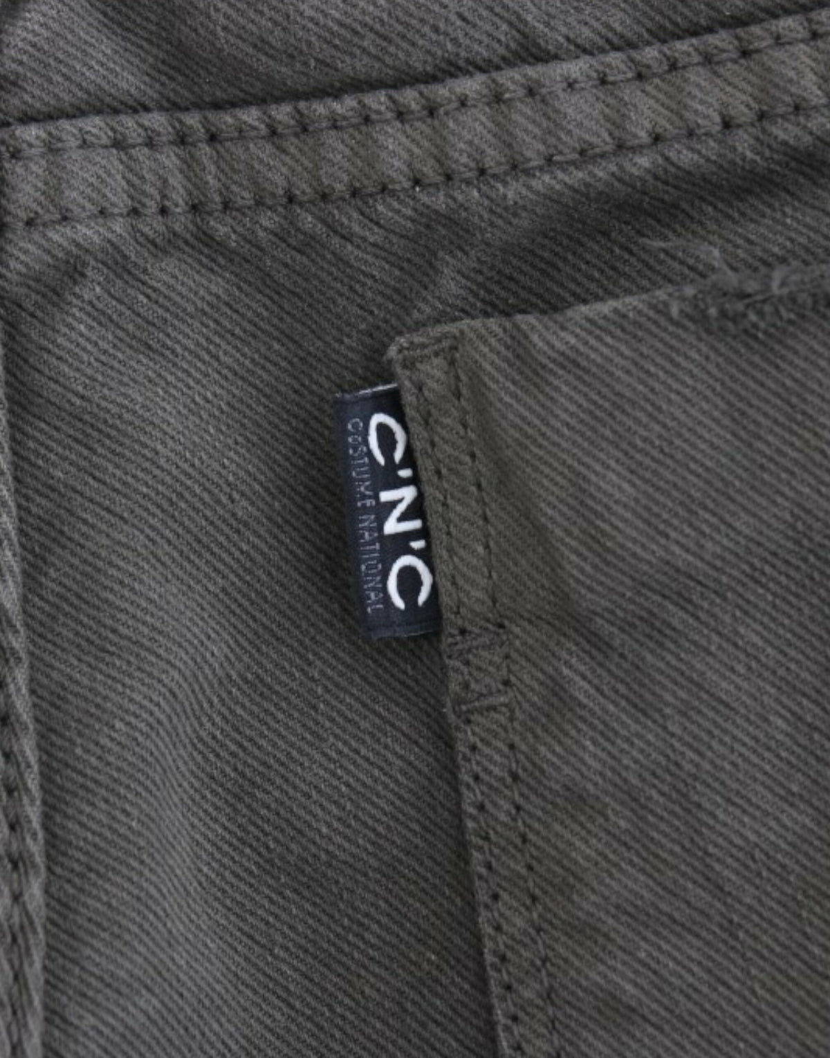 Costume National, jeans slim vert