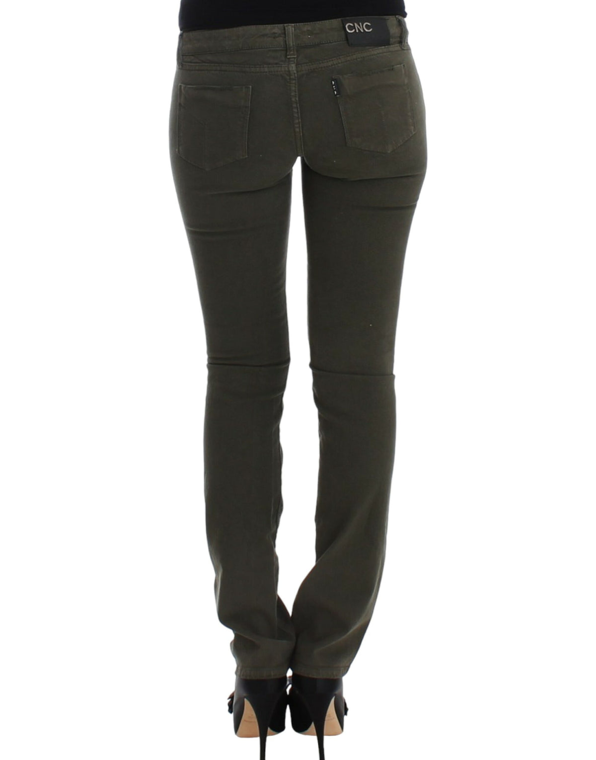 Costume National, jeans slim vert