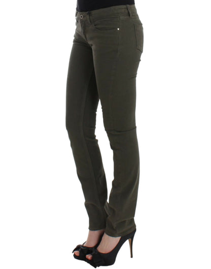 Costume National, jeans slim vert