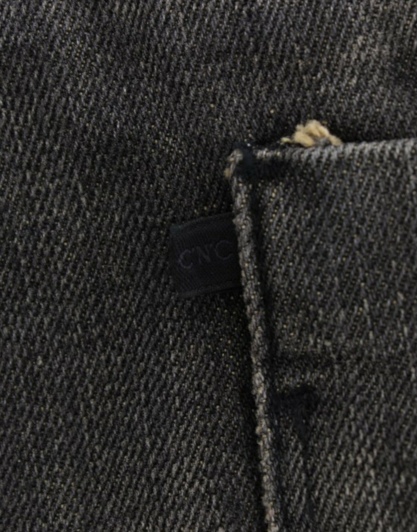Costume National, jeans gris délavés
