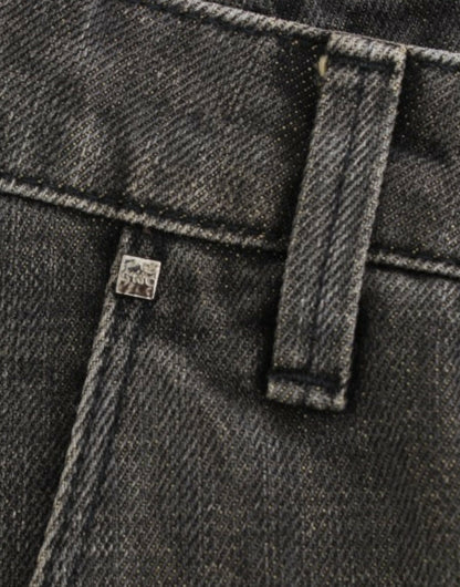 Costume National, jeans gris délavés