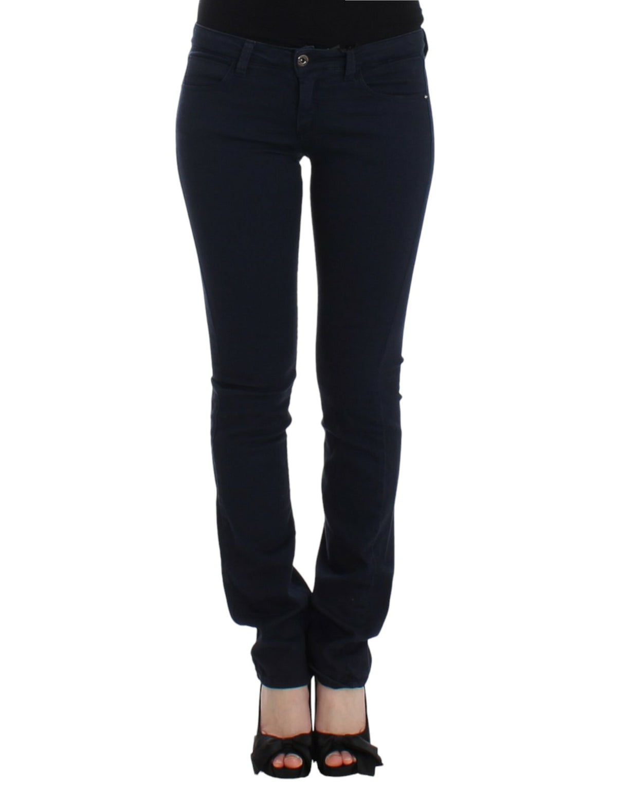 Costume National, jeans bleu à jambes droites