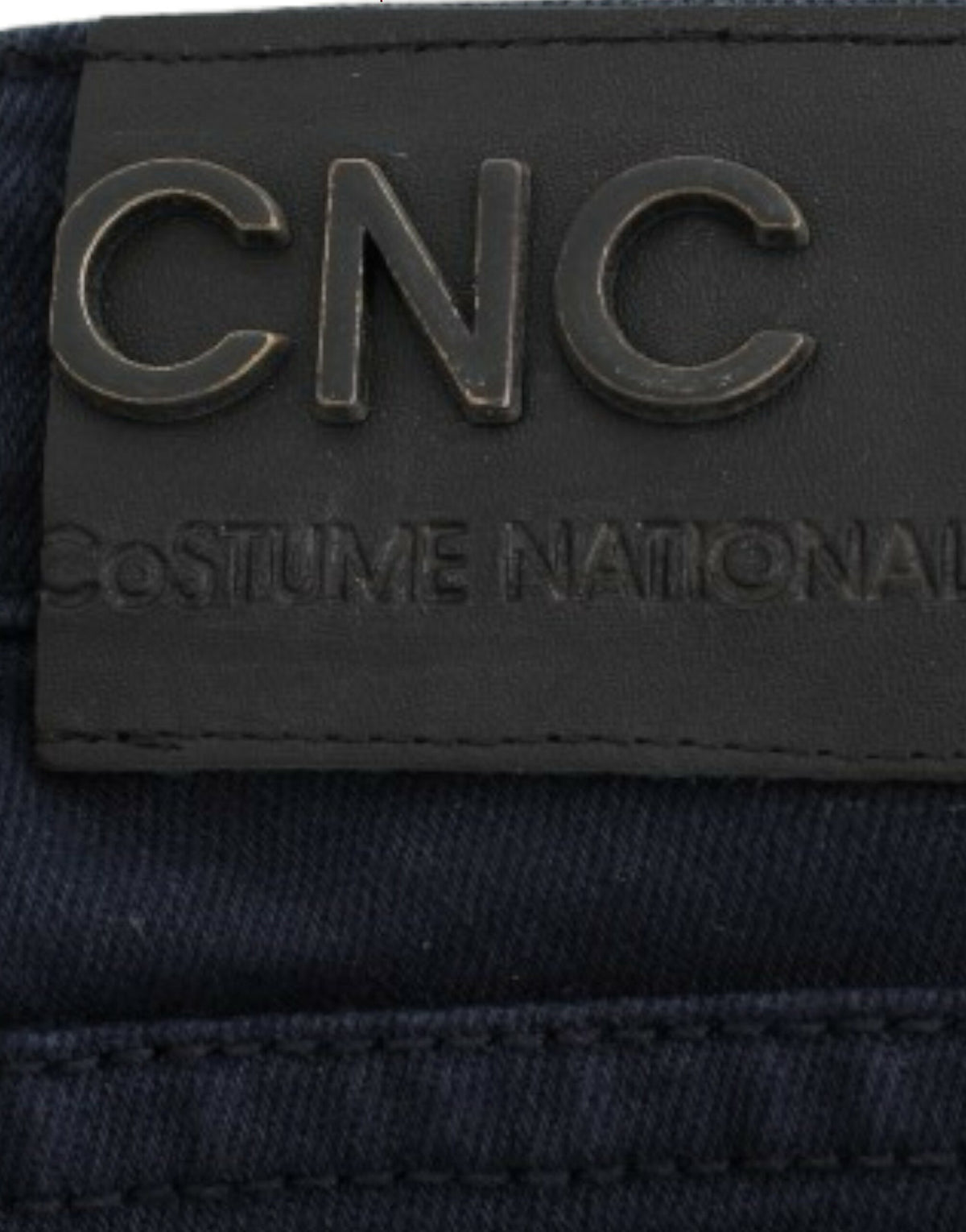 Costume National, jeans bleu à jambes droites