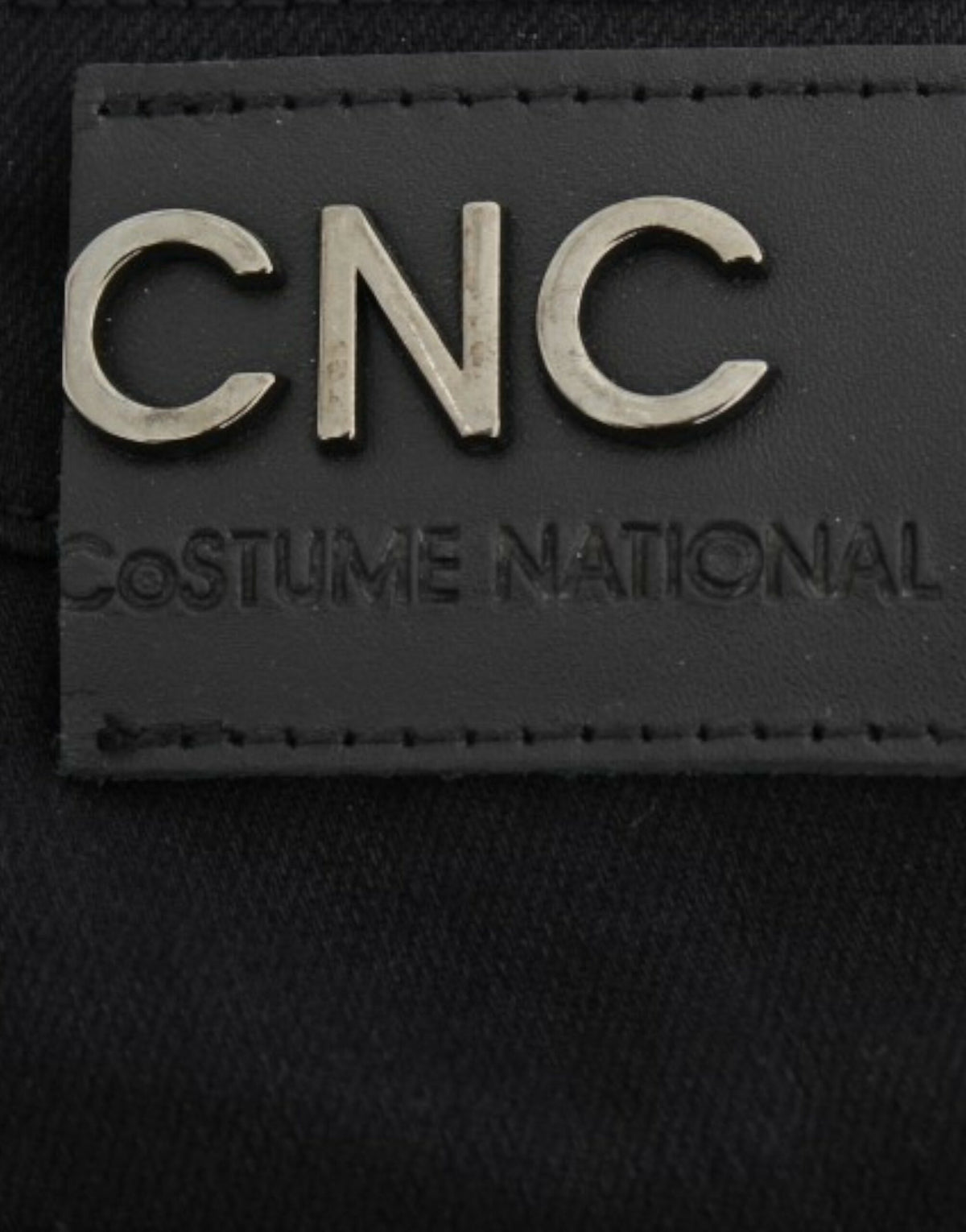 Costume National, jeans noirs à jambes droites
