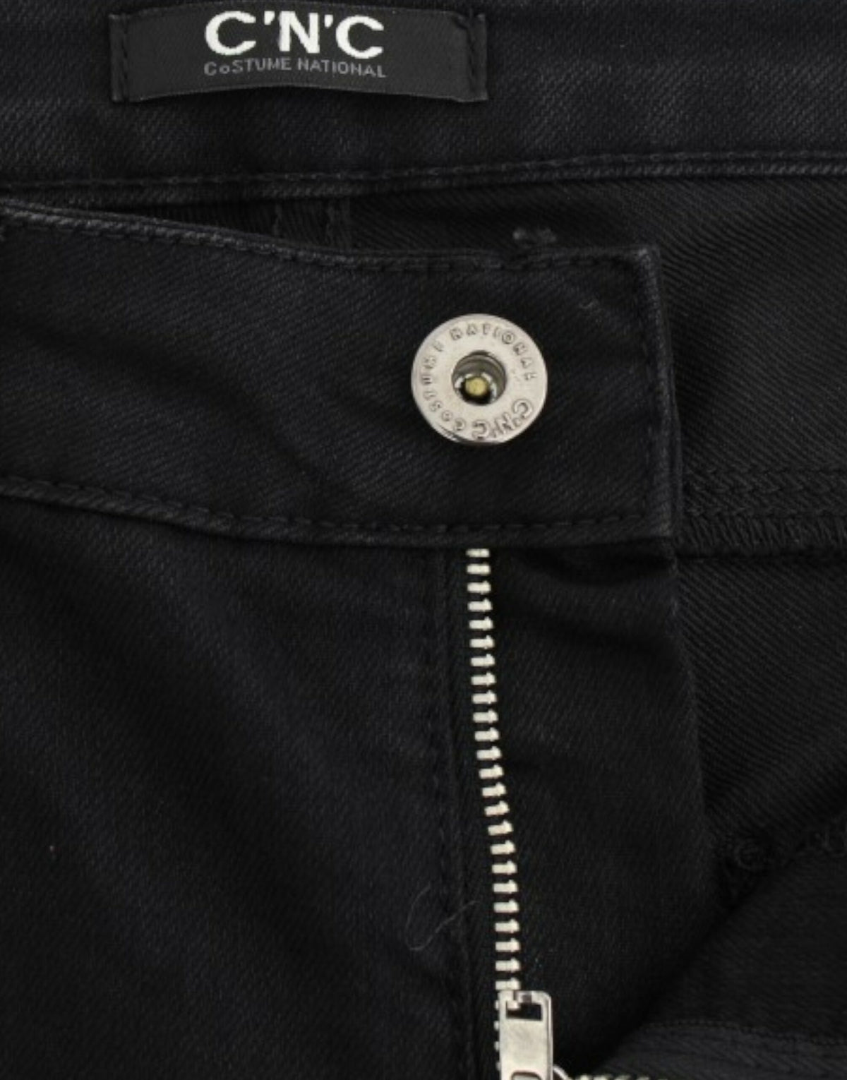 Costume National, jeans noirs à jambes droites