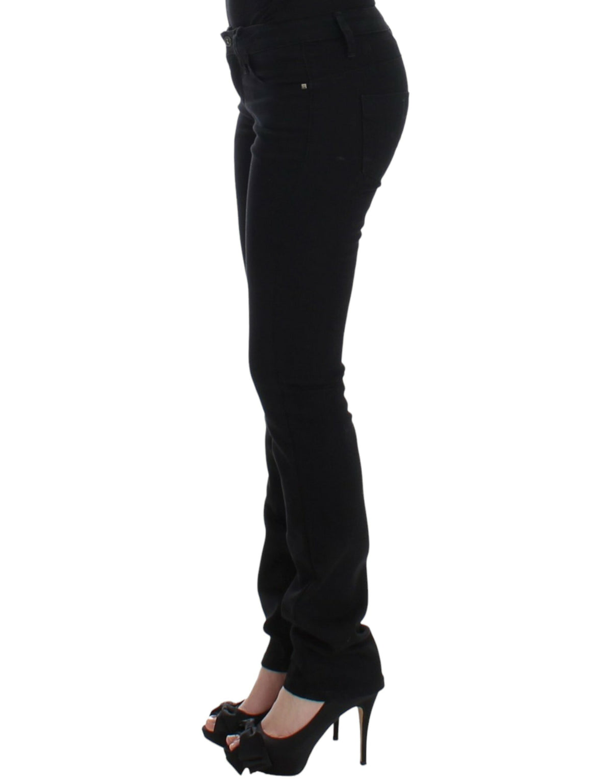 Costume National, jeans noirs à jambes droites