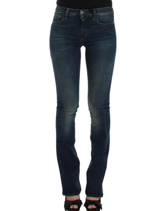Costume National, jeans bleu à jambes droites