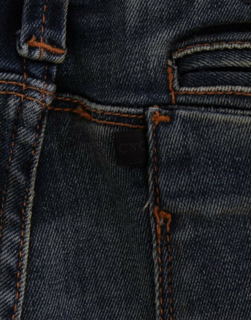 Costume National, jeans bleu à jambes droites