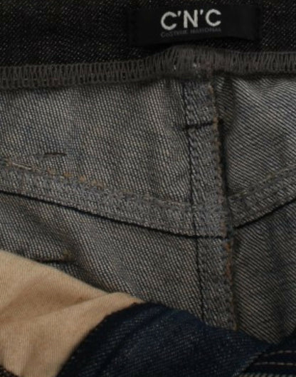 Costume National, jeans bleu à jambes droites