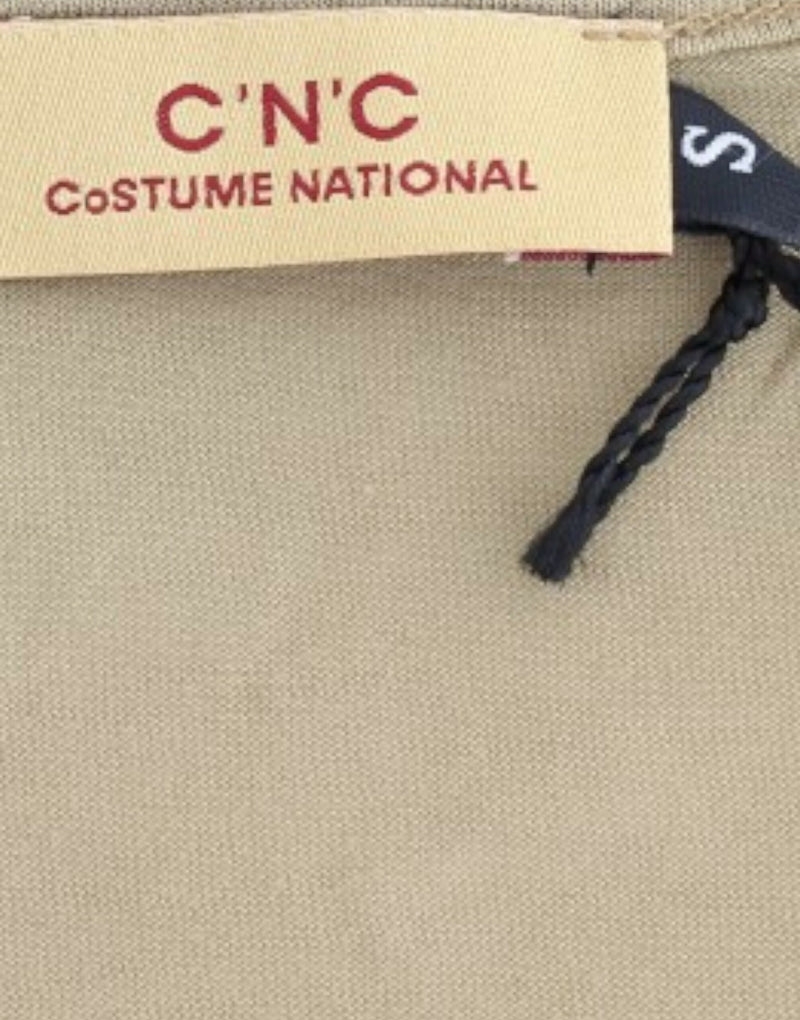 T-shirt à manches courtes à imprimé vert de Costume National