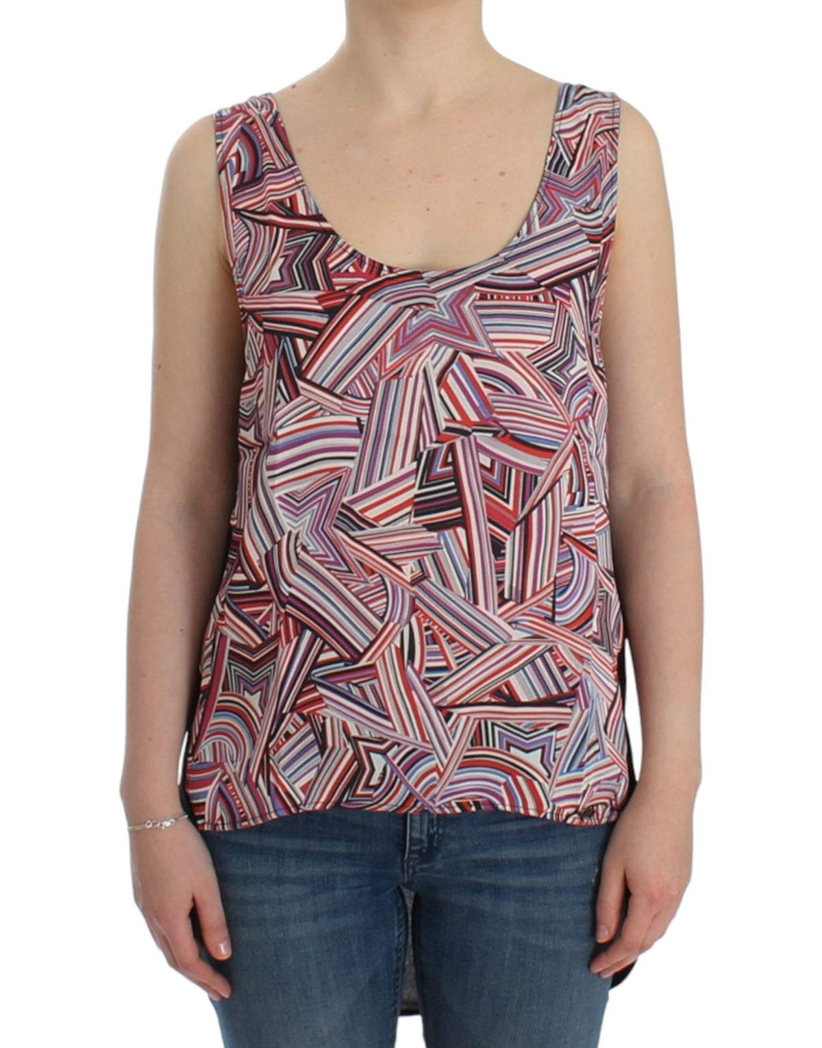 Top sans manches multicolore de Costume National