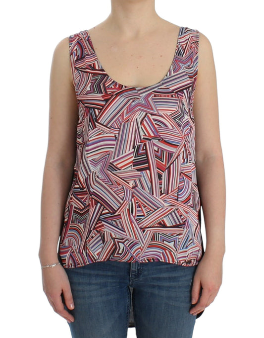Top sans manches multicolore de Costume National