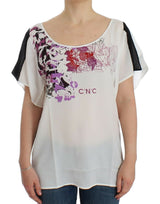Blouse à motifs blancs de Costume National