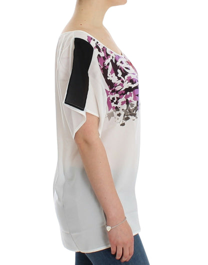 Blouse à motifs blancs de Costume National