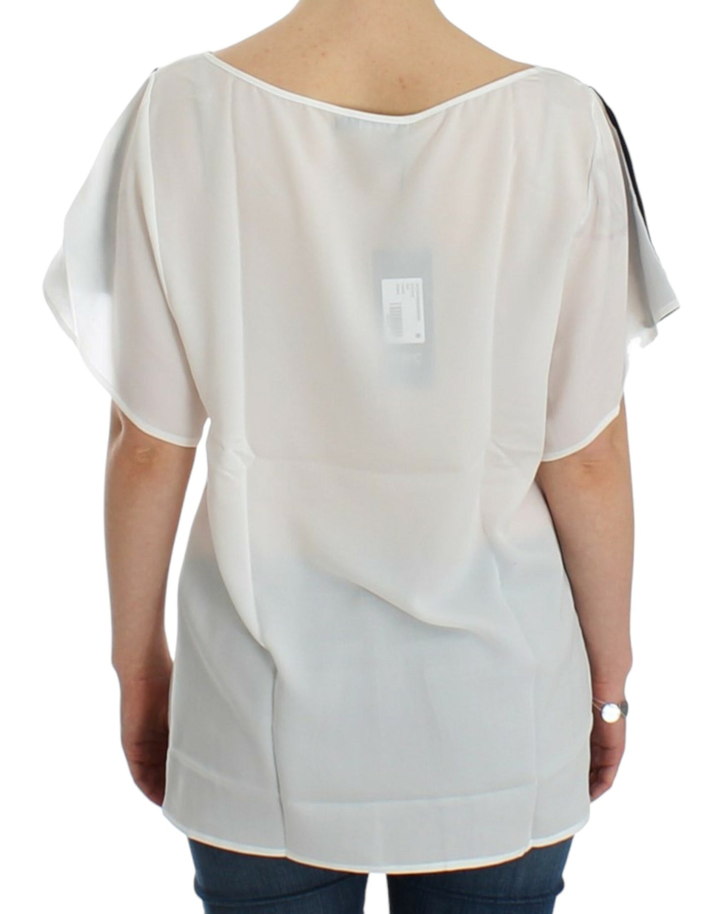 Blouse à motifs blancs de Costume National