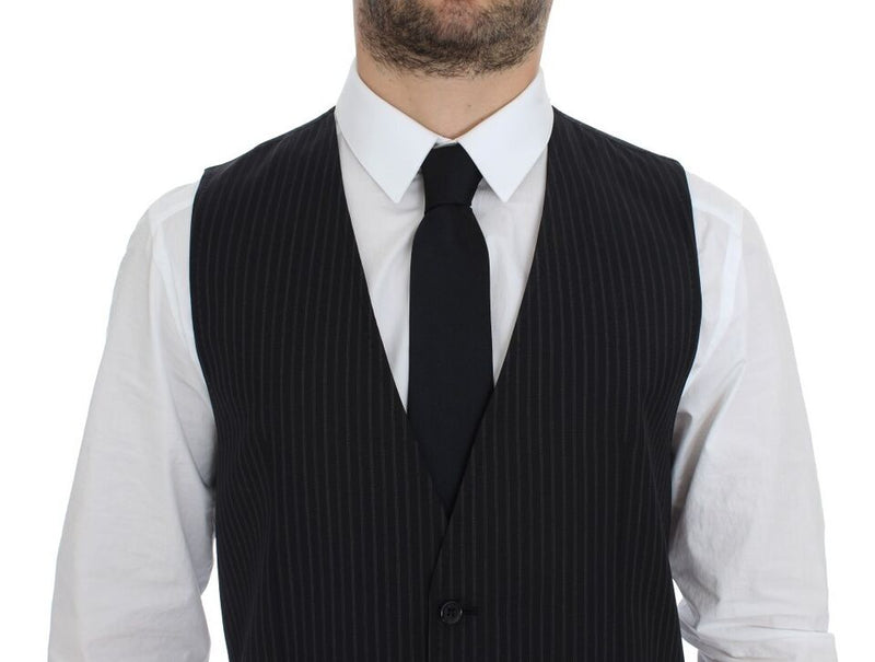 Gilet de cérémonie en jersey gris Dolce &amp; Gabbana