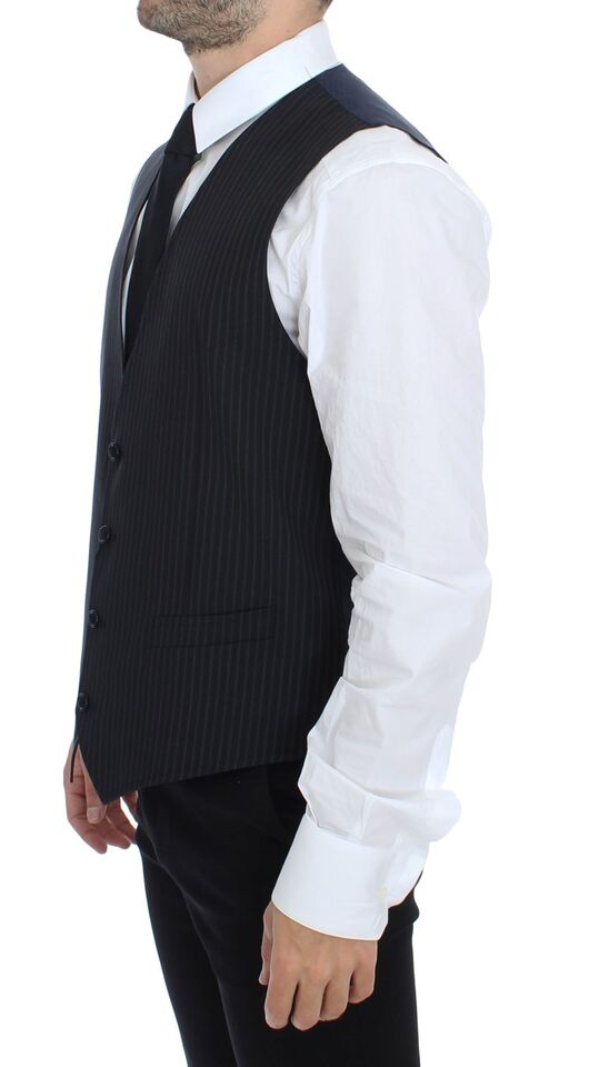 Gilet de cérémonie en jersey gris Dolce &amp; Gabbana
