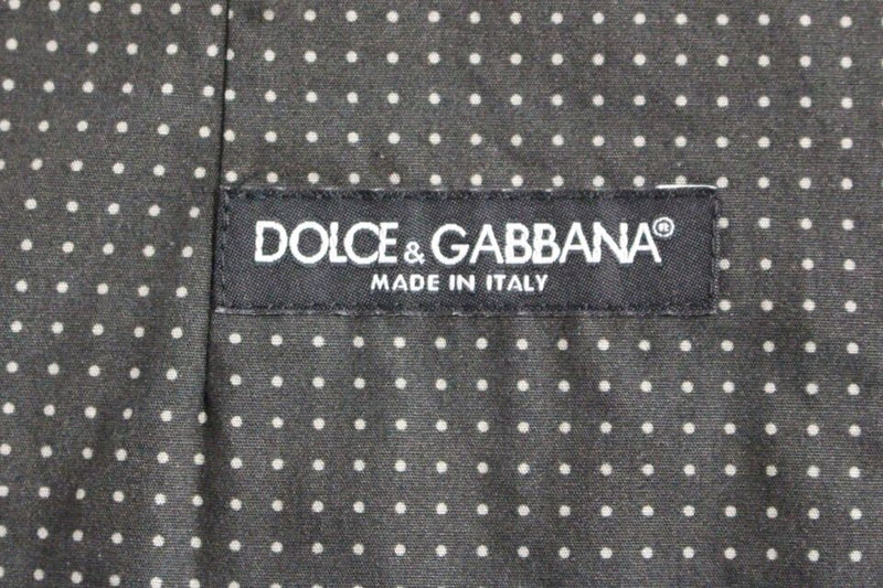 Gilet/veste sans manches Dolce &amp; Gabbana gris à pois.