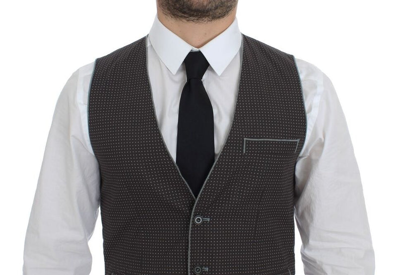 Gilet/veste sans manches Dolce &amp; Gabbana gris à pois.