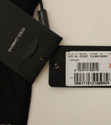 Gilet veste de cérémonie en laine noire Dolce &amp; Gabbana