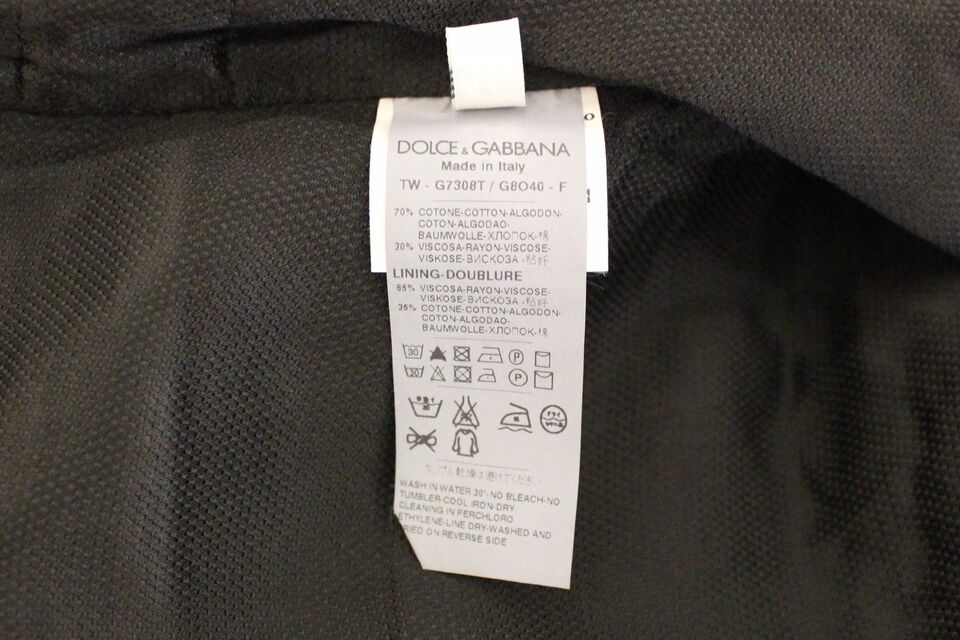 Dolce & Gabbana Vest/Gilet van zwart katoenmix