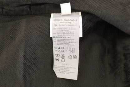 Dolce & Gabbana Vest/Gilet van zwart katoenmix