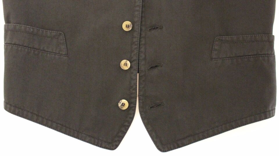 Dolce & Gabbana Vest/Gilet van zwart katoenmix