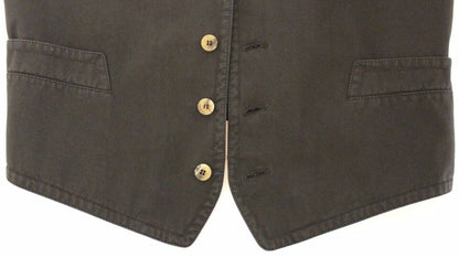 Dolce & Gabbana Vest/Gilet van zwart katoenmix
