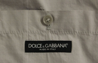 Veste/Gilet formelle en soie beige de Dolce & Gabbana