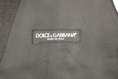 Gilet formel gris, coupe ajustée, à boutons, Dolce & Gabbana