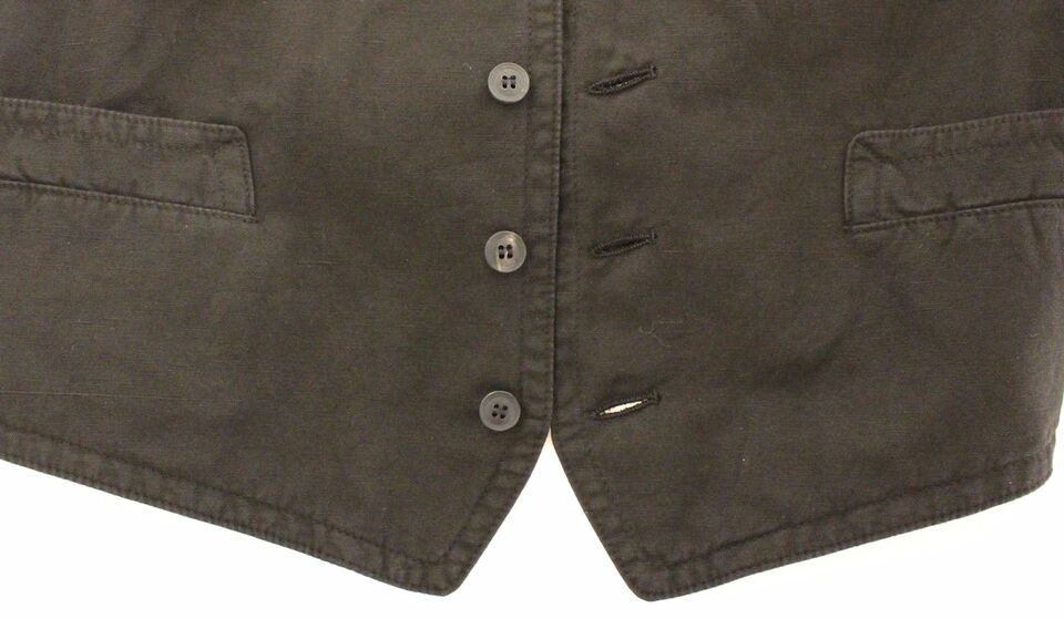 Veste-gilet en lin et coton noir de Dolce &amp; Gabbana