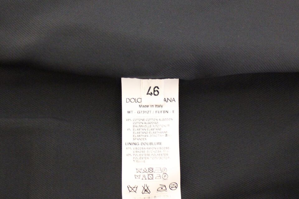Dolce &amp; Gabbana Veste-gilet en coton stretch bleu