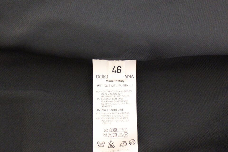 Dolce &amp; Gabbana Veste-gilet en coton stretch bleu