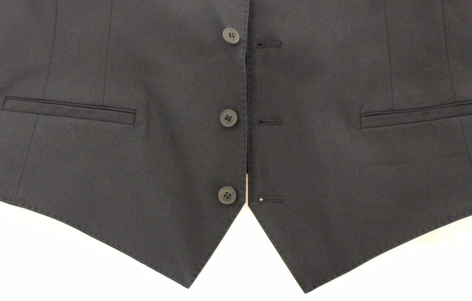 Dolce &amp; Gabbana Veste-gilet en coton stretch bleu
