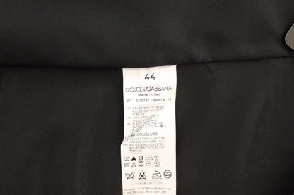 Dolce & Gabbana grijs wollen stretch jurkvest, blazer.