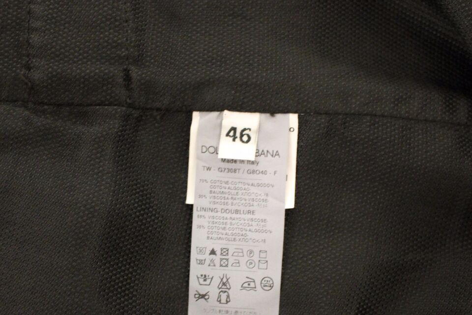 Dolce & Gabbana Veste-gilet en coton et viscose noire