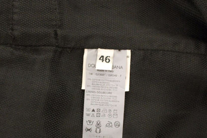 Dolce & Gabbana Veste-gilet en coton et viscose noire
