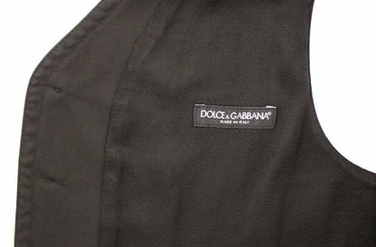 Dolce & Gabbana Veste-gilet en coton et viscose noire