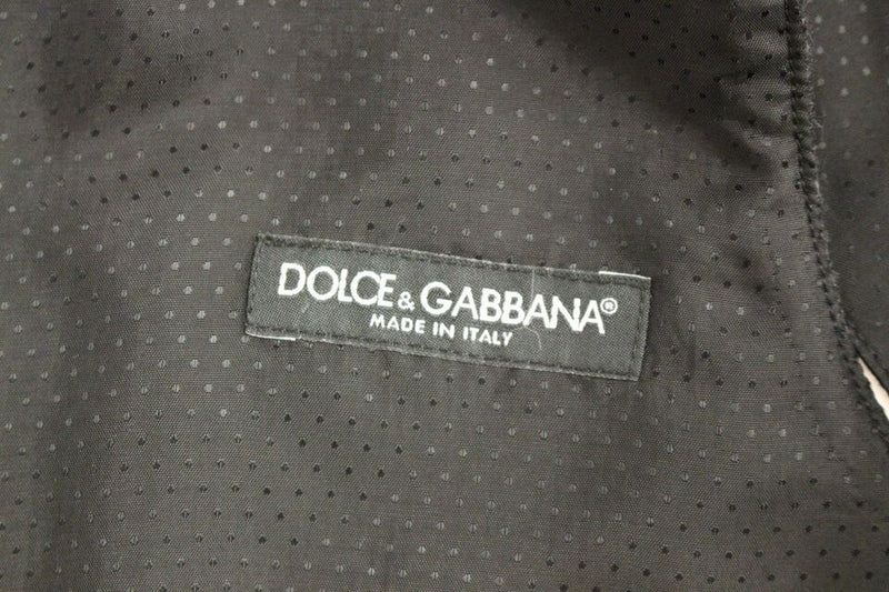 Gilet en laine mélangée grise Dolce &amp; Gabbana