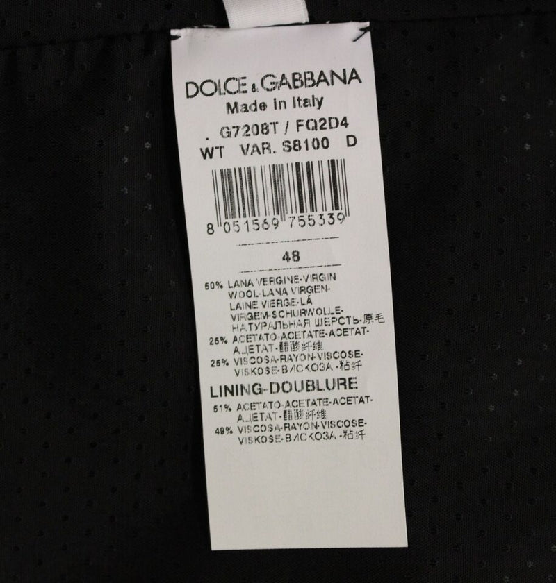 Gilet en laine mélangée grise Dolce &amp; Gabbana
